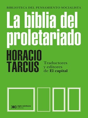 cover image of La biblia del proletariado